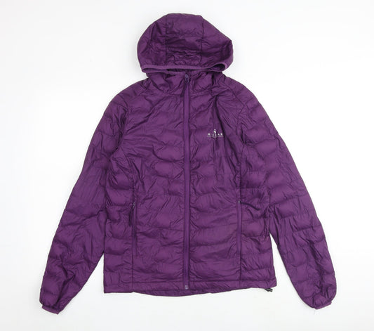 Womens UK Size 10 Hi Gear Purple Puffer Jacket