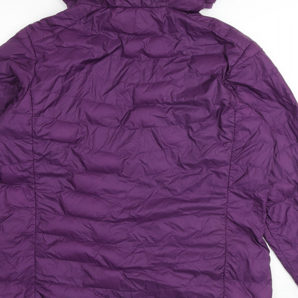 Womens UK Size 10 Hi Gear Purple Puffer Jacket