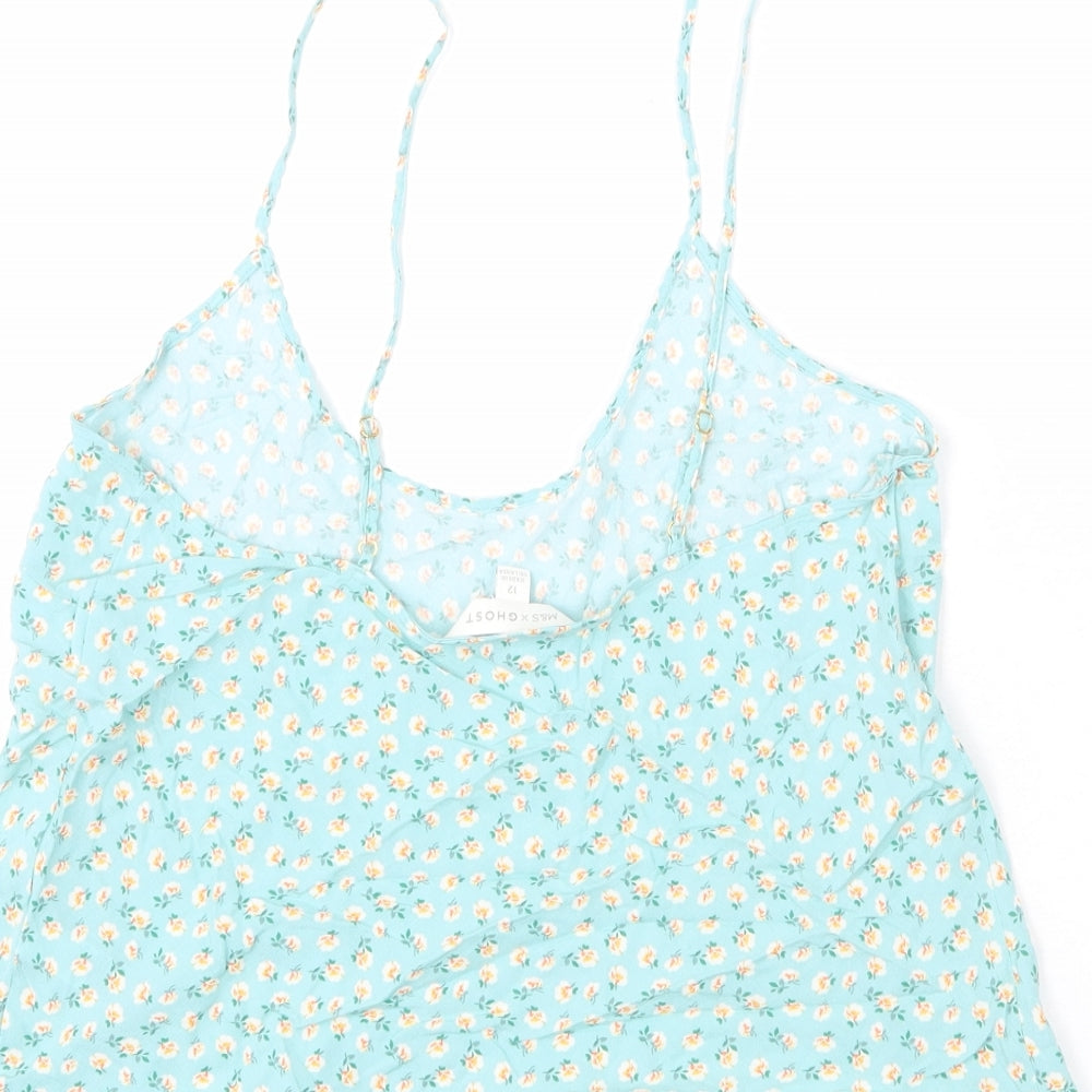 Womens UK Size 12 Ghost Blue Camisole Tank
