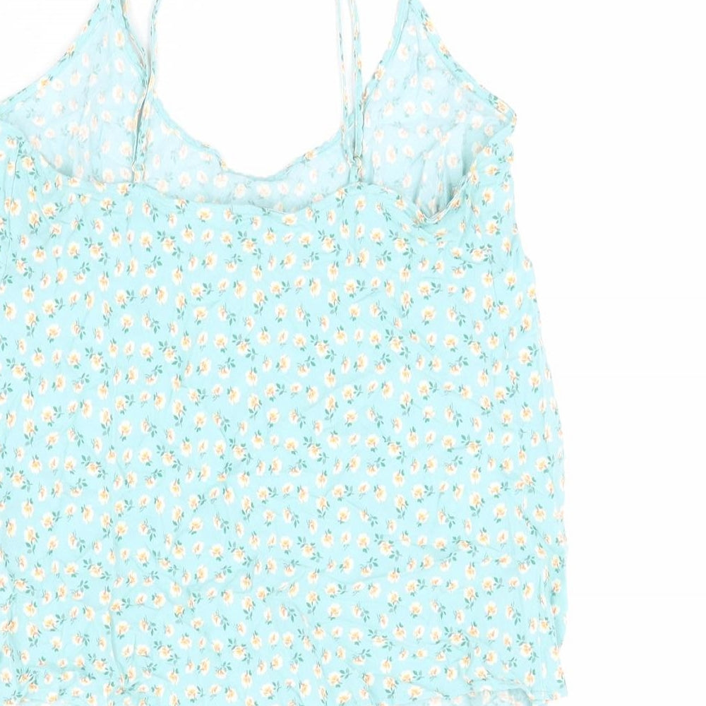 Womens UK Size 10 Marks and Spencer Blue Camisole T-Shirt