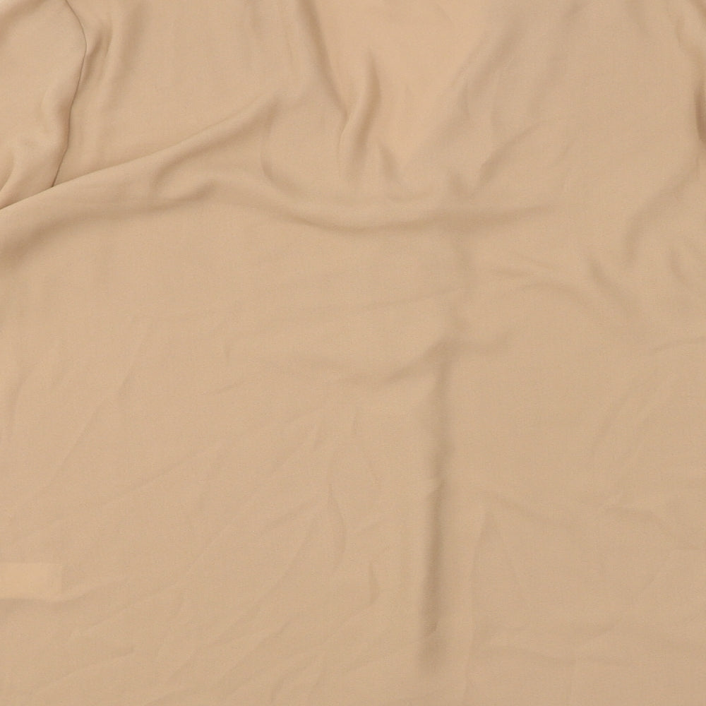 Womens UK Size 14 Dorothy Perkins Brown Basic Blouse