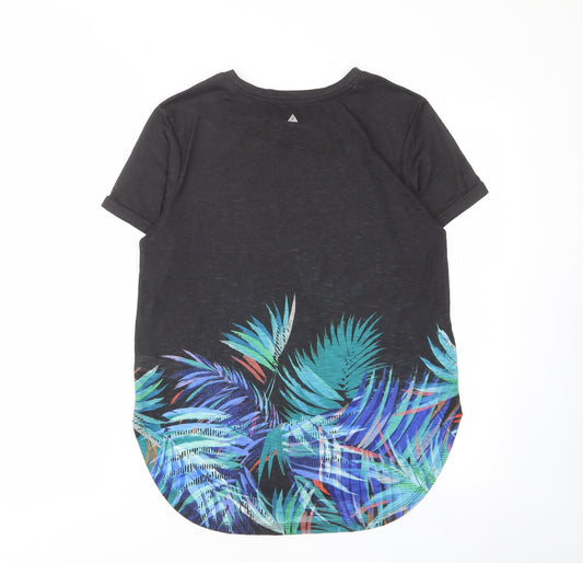 Womens UK Size 10 NEXT Black Basic T-Shirt