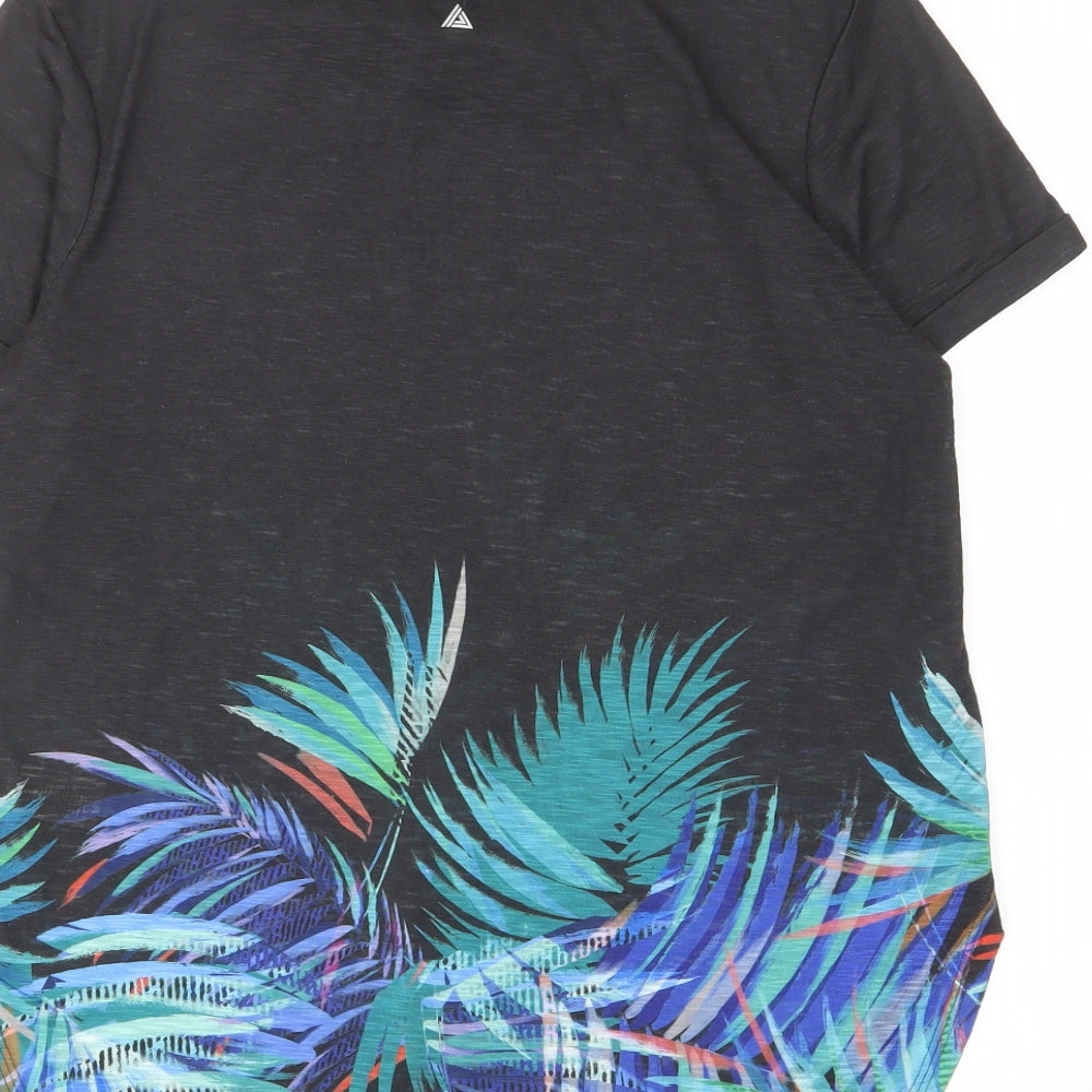 Womens UK Size 10 NEXT Black Basic T-Shirt