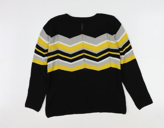 Womens UK Size 12 Select Black Pullover Jumper