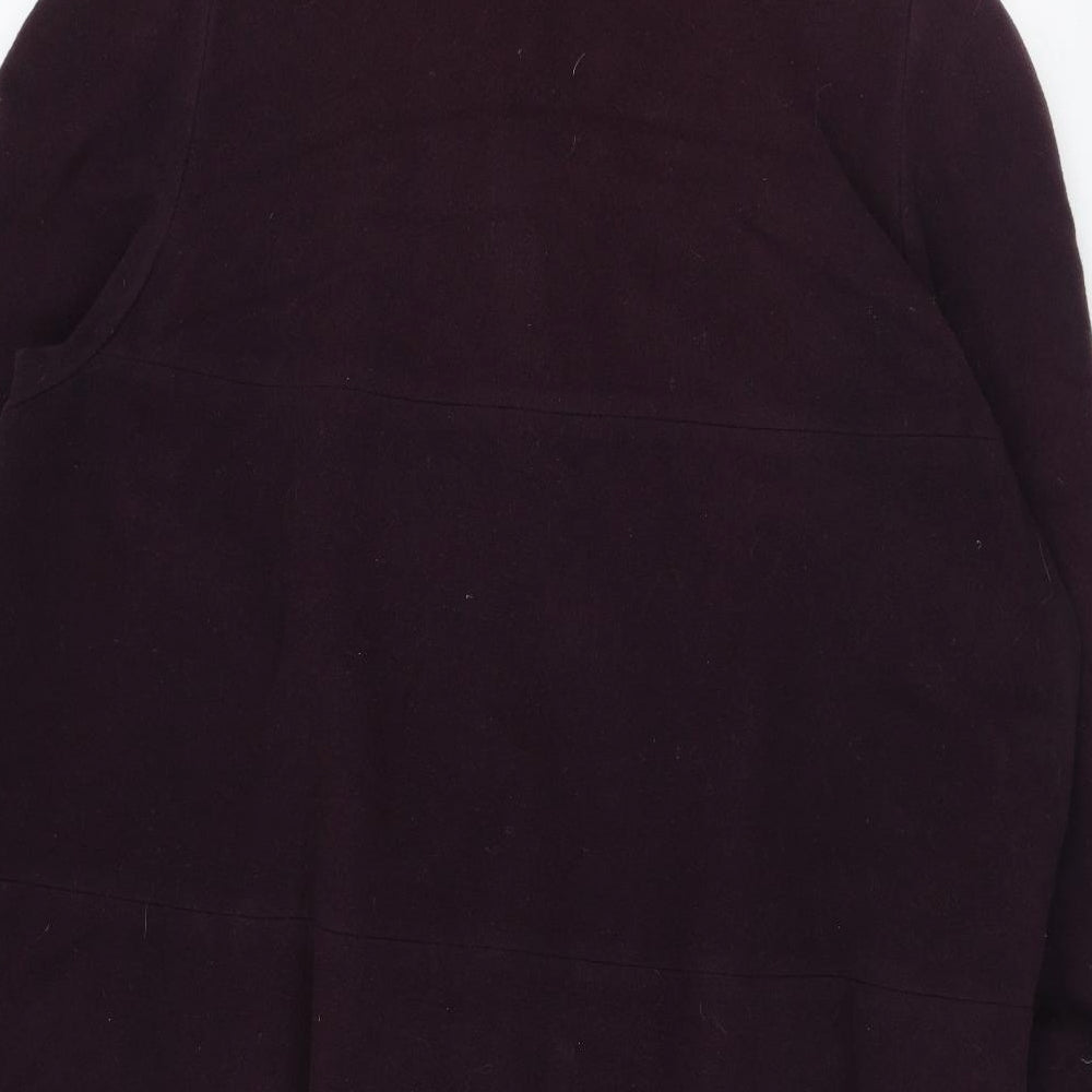 Womens UK Size 16 NuAge Purple Overcoat