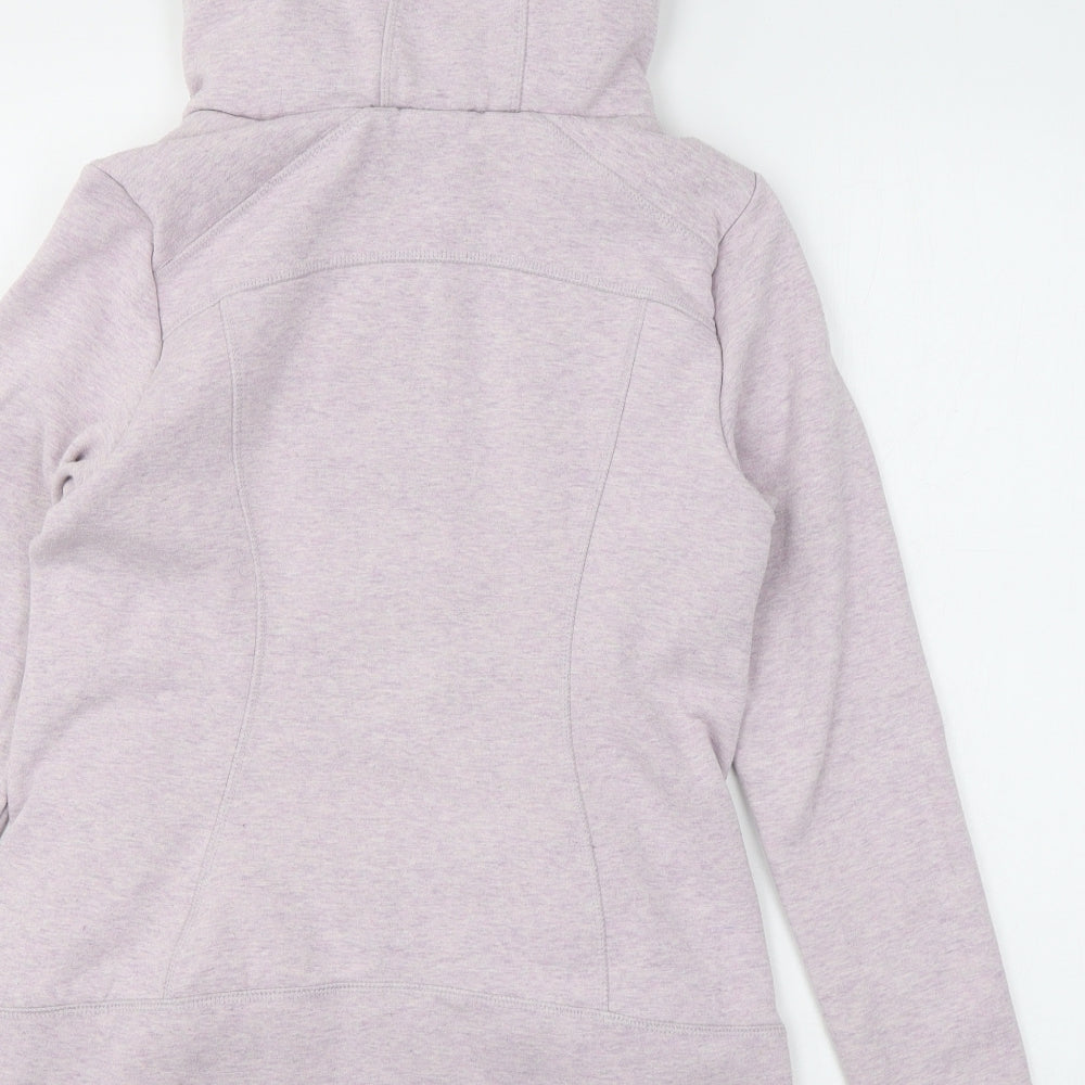 Brand and care label for 90 degree women’s pink jacket, size S, zip