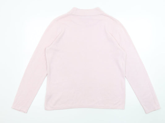 Womens UK Size M Bonmarché Pink Pullover Jumper