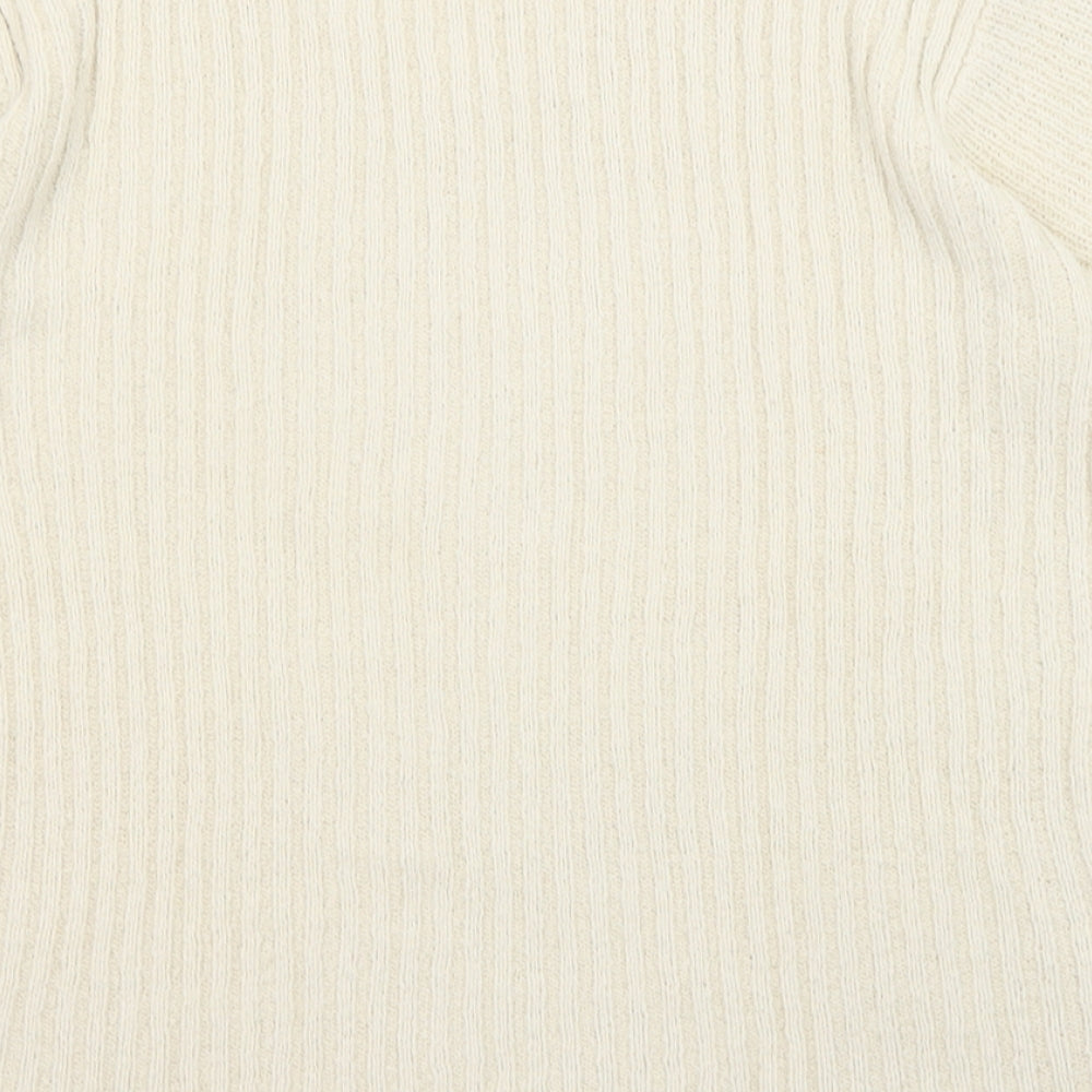 Womens UK Size S Orvis Beige Pullover Jumper