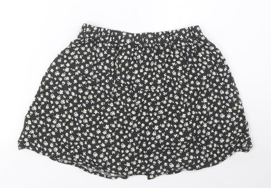 Womens UK Size S Urban renewal Black A-Line Skirt