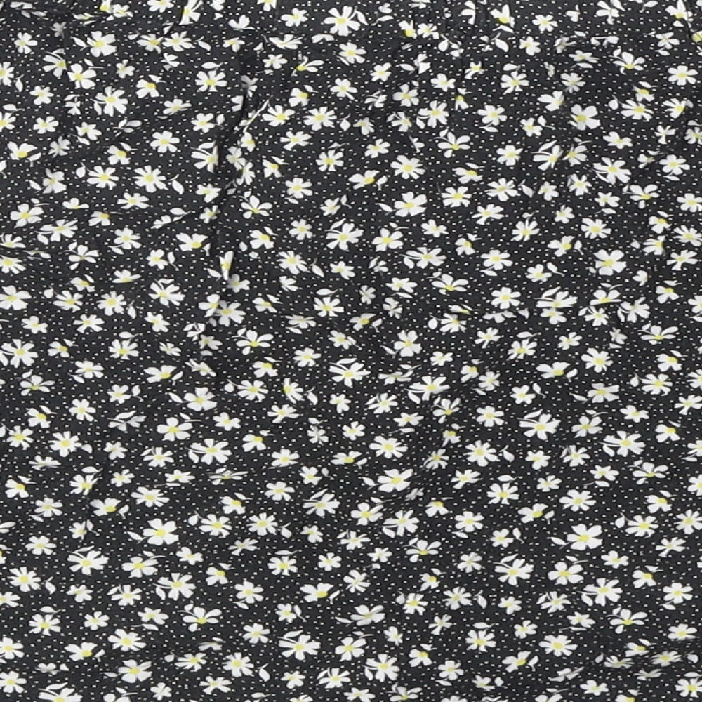 Womens UK Size S Urban renewal Black A-Line Skirt