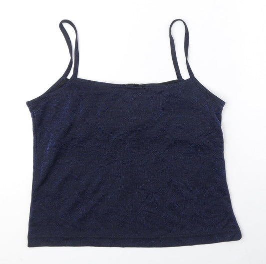 Womens UK Size L Mackays Blue Basic Blouse