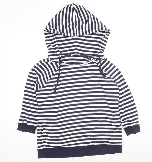 Womens UK Size M Gap Blue Pullover Hoodie