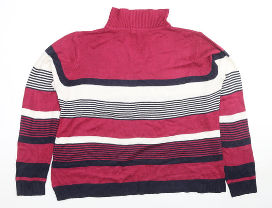 Womens UK Size 18 EWM Multicoloured Pullover Jumper
