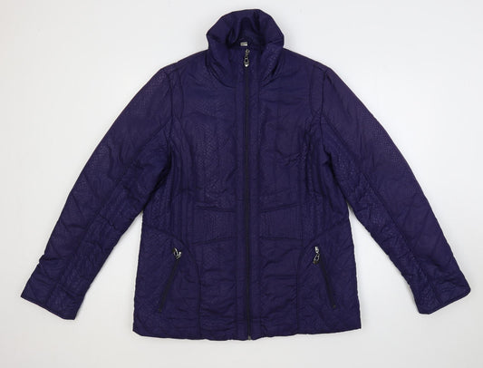 Womens UK Size 14 David Parry Blue Jacket