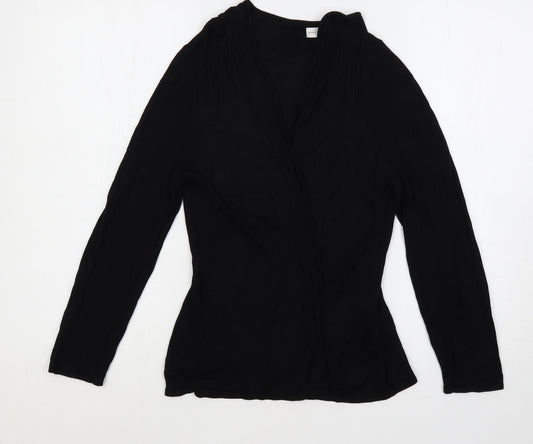 Womens UK Size L Minuet Black Cardigan Jumper