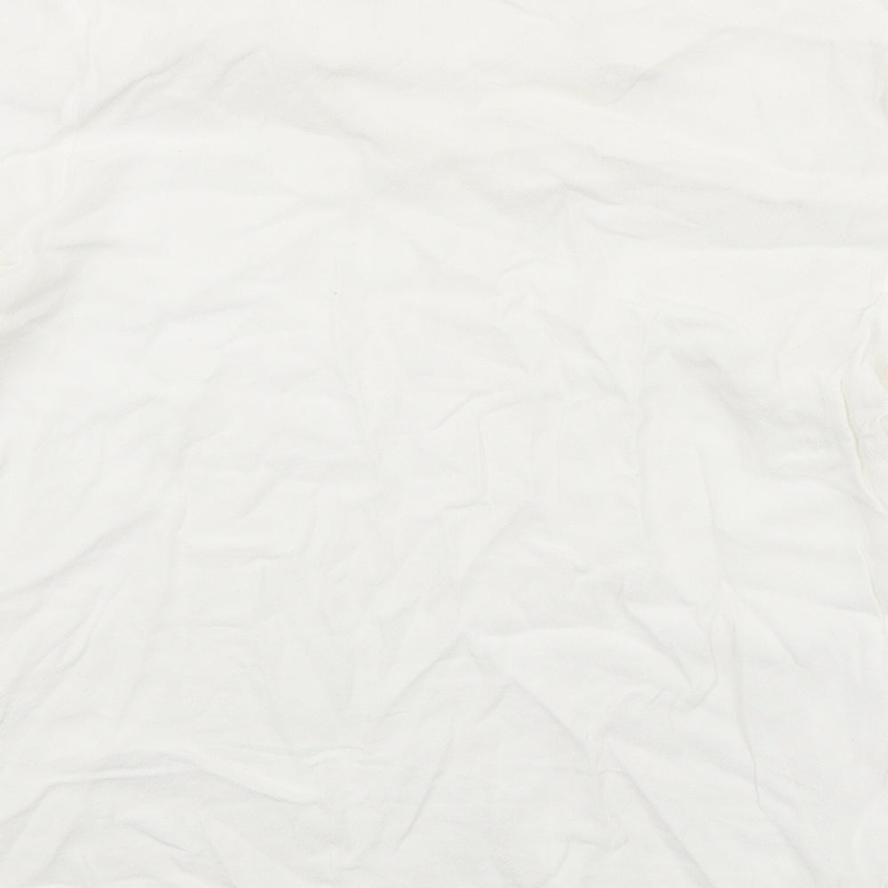 Womens UK Size 12 NEXT White Basic Blouse
