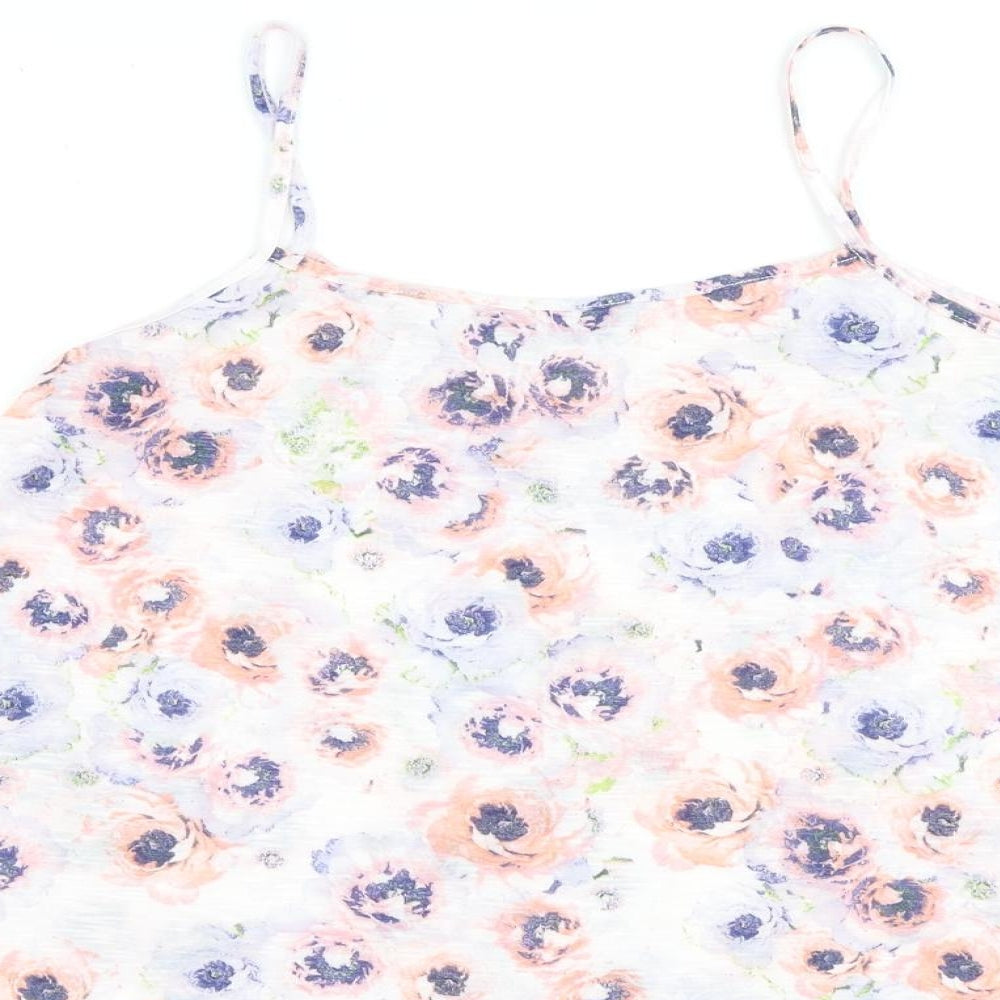 Womens UK Size 14 Dorothy Perkins Multicoloured Camisole Tank