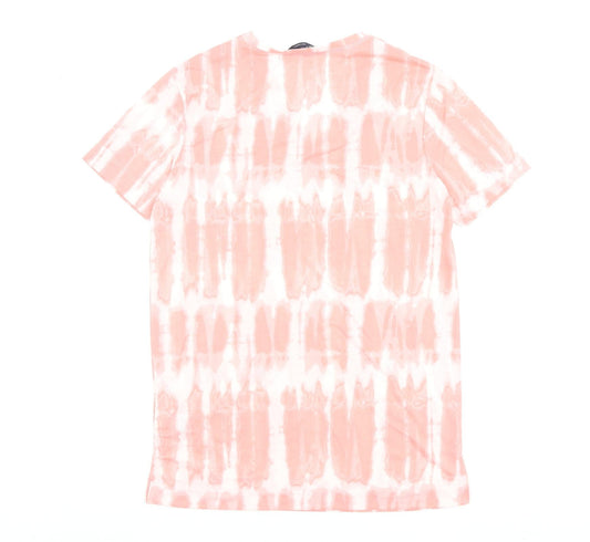 Womens UK Size 8 Marks and Spencer Pink Basic T-Shirt
