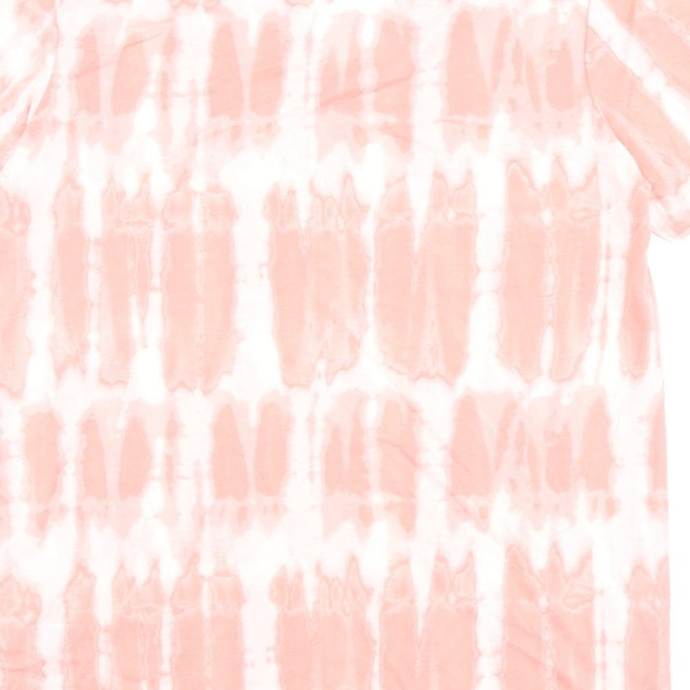 Womens UK Size 8 Marks and Spencer Pink Basic T-Shirt