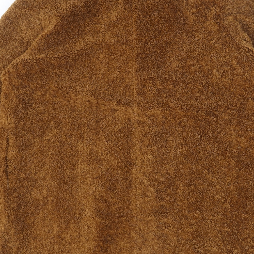 Womens UK Size 12 Influence Brown Overcoat
