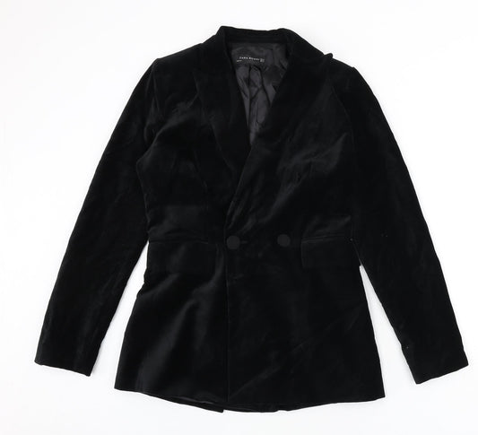 Womens UK Size XS Zara Black Jacket