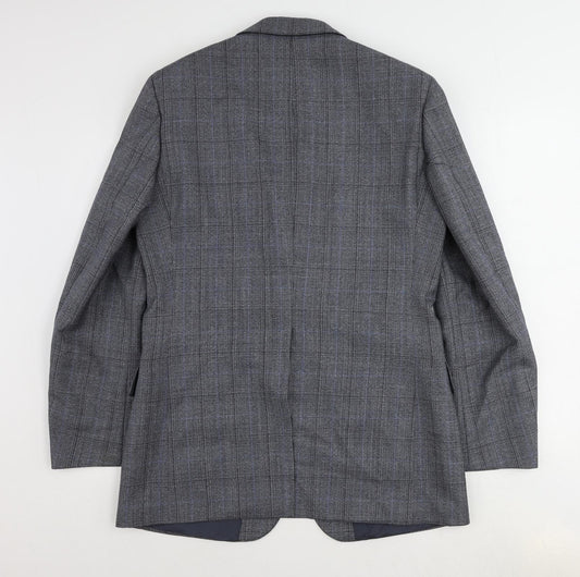 Mens UK Size 40 St Michael Regular Blue Suit Jacket