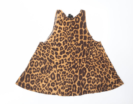 Womens UK Size 8 ASOS Brown Camisole Tank