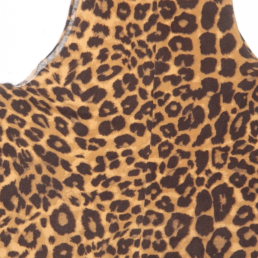Womens UK Size 8 ASOS Brown Camisole Tank