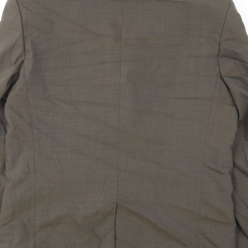 Mens UK Size 40 NEXT Regular Brown Suit Jacket