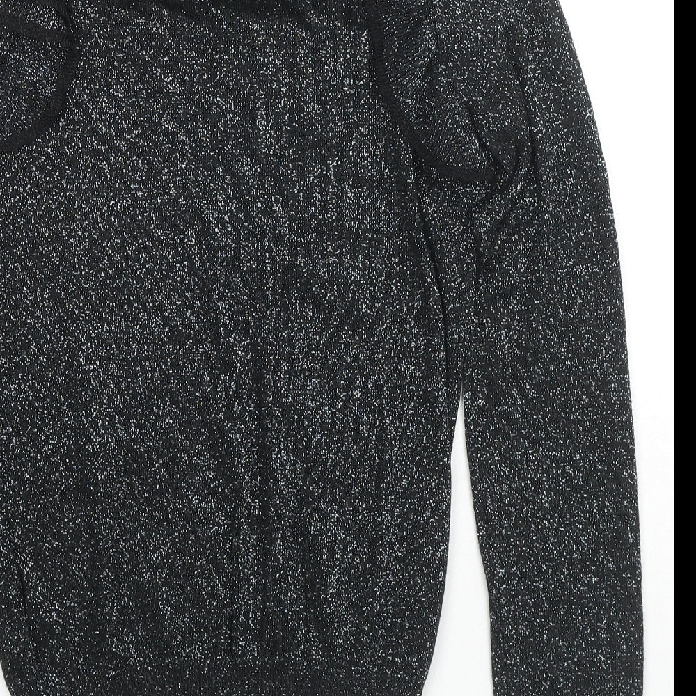 Womens UK Size 8 Marks and Spencer Black Pullover Jumper