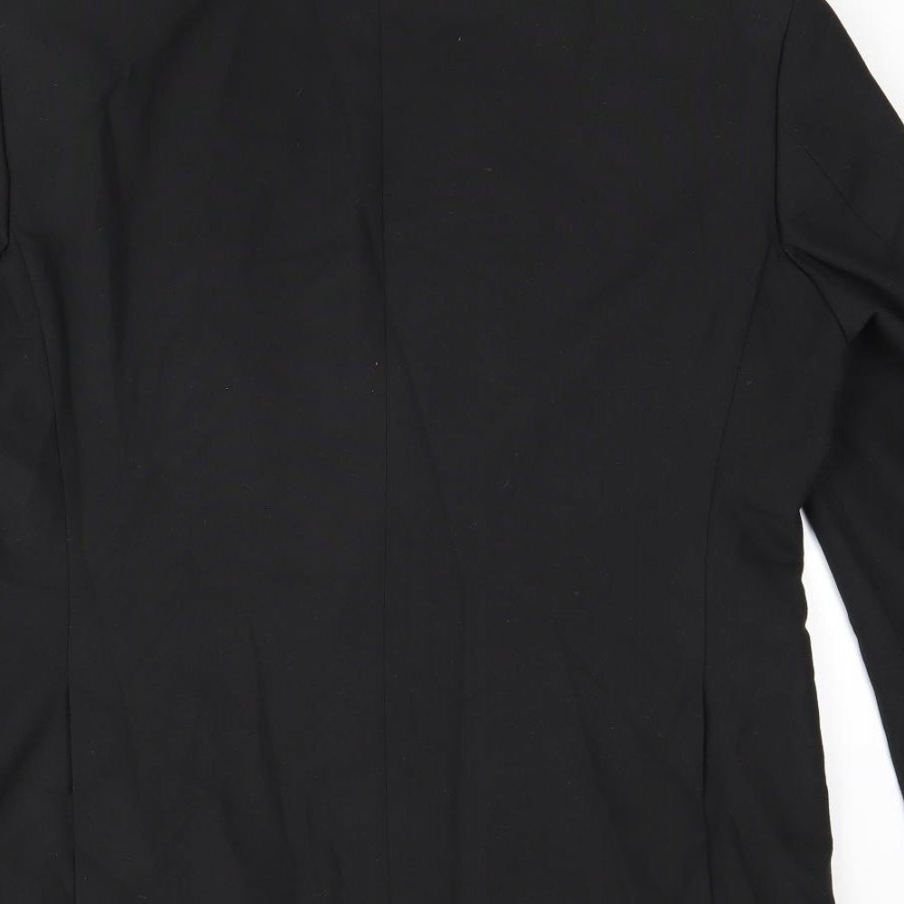 Mens UK Size 40 Scott & Taylor Regular Black Suit Jacket