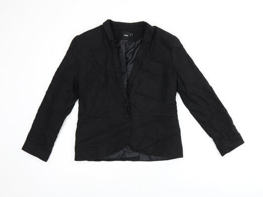 Womens UK Size 10 ASOS Regular Black Blazer