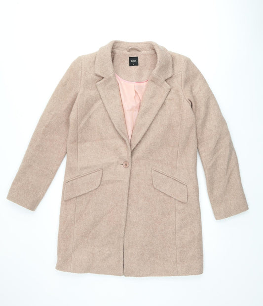 Womens UK Size M Oasis Pink Overcoat