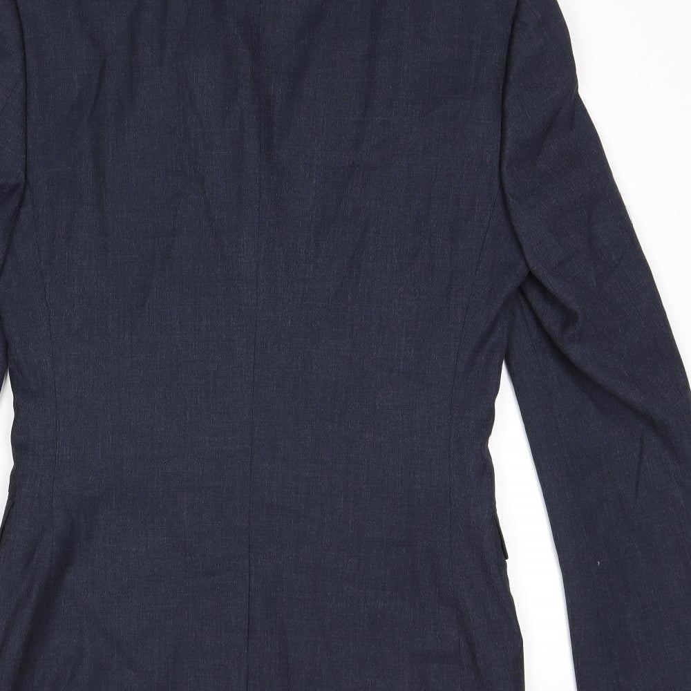 Mens UK Size 36 Topman Regular Blue Suit Jacket