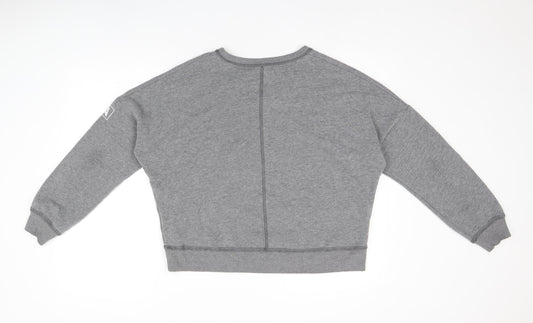 Hollister Womens Grey Cotton Pullover Sweatshirt Size M Pullover - Logo