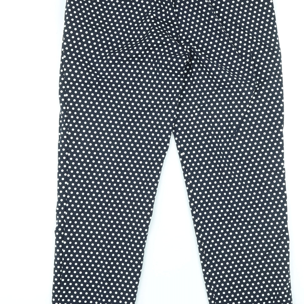 Womens UK Size 10 Marks and Spencer Regular Fit Black Trousers