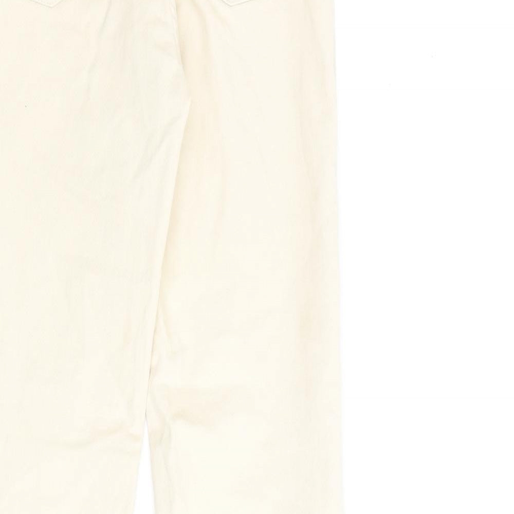 Womens UK Size 6 Stradivarius Regular Fit Jegging Beige Jeans