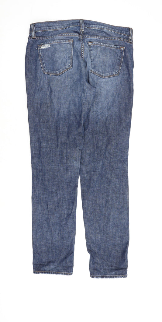 J. Brand Womens Blue Cotton Straight Jeans Size 26 in L30 in Regular Zip