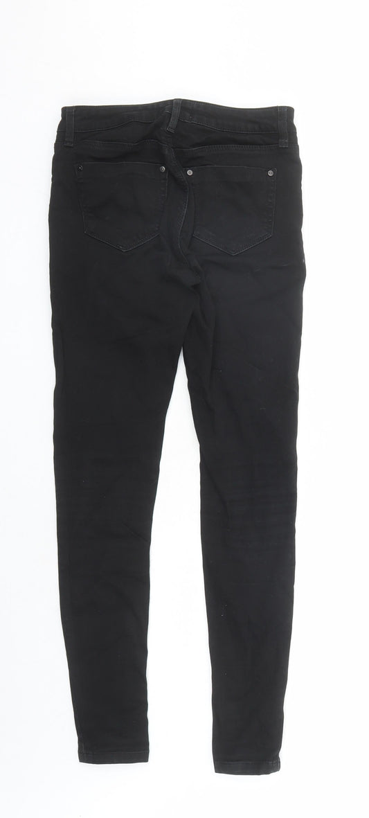 Womens UK Size 6 Warehouse Regular Fit Skinny Black Jeans