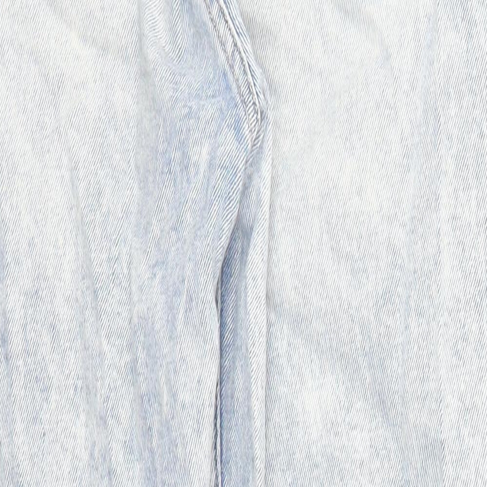 Hollister Womens Blue Cotton Straight Jeans Size 28 in L26 in Regular Zip