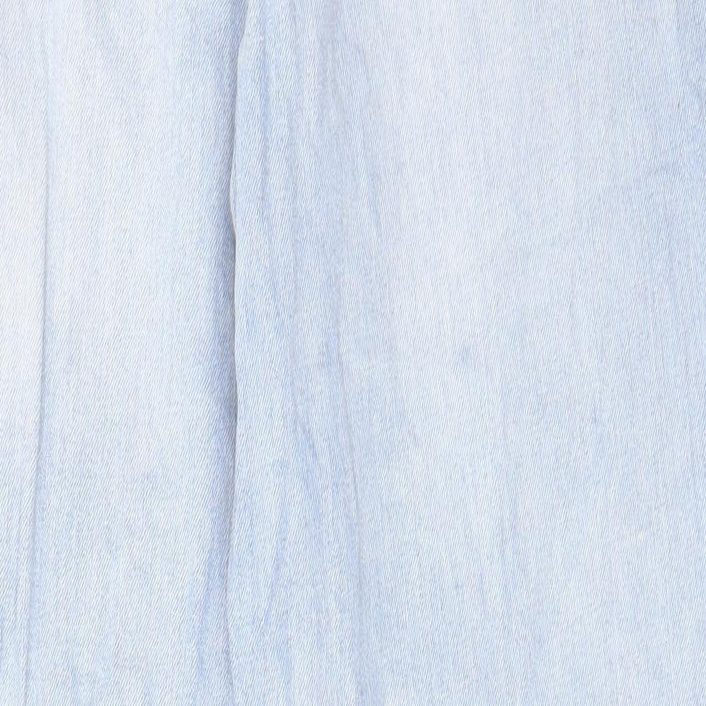 BDG Womens Blue Cotton Straight Jeans Size 30 in L30 in Regular Zip - Pockets, Belt Loops