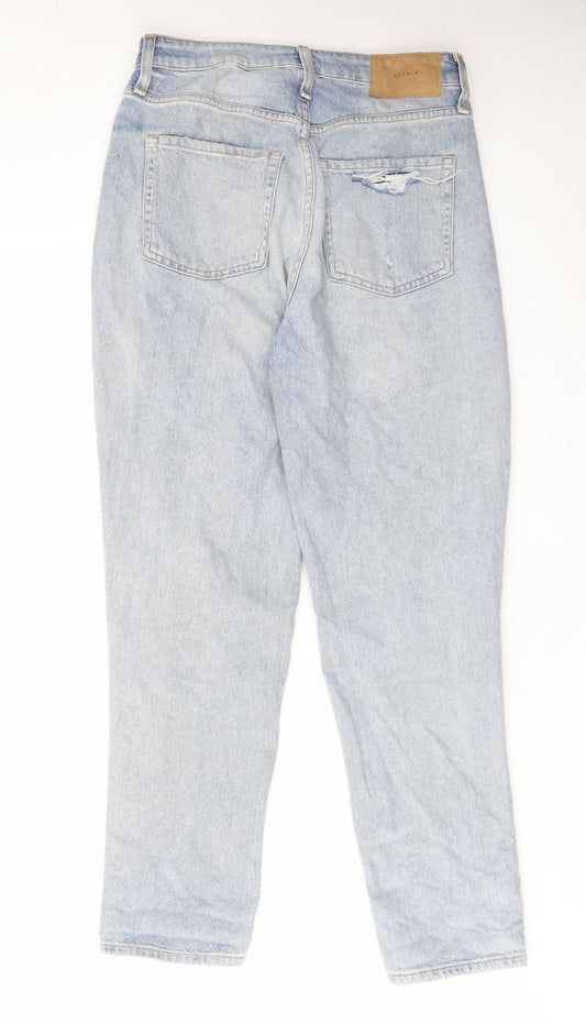 Womens UK Size 10 H&M Regular Fit Straight Blue Jeans