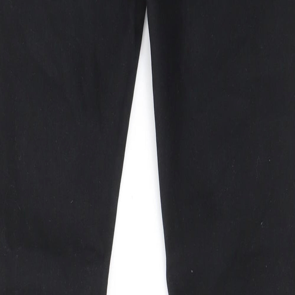 Mens UK Size 32 in Denim & Co. Regular Fit Skinny Black Jeans