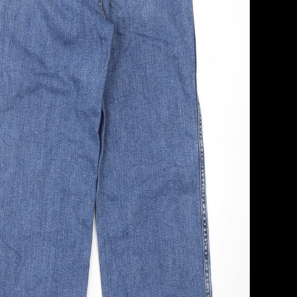 Gap Womens Blue Cotton Bootcut Jeans Size 26 in L27 in Regular Zip - Pockets, Belt Loops