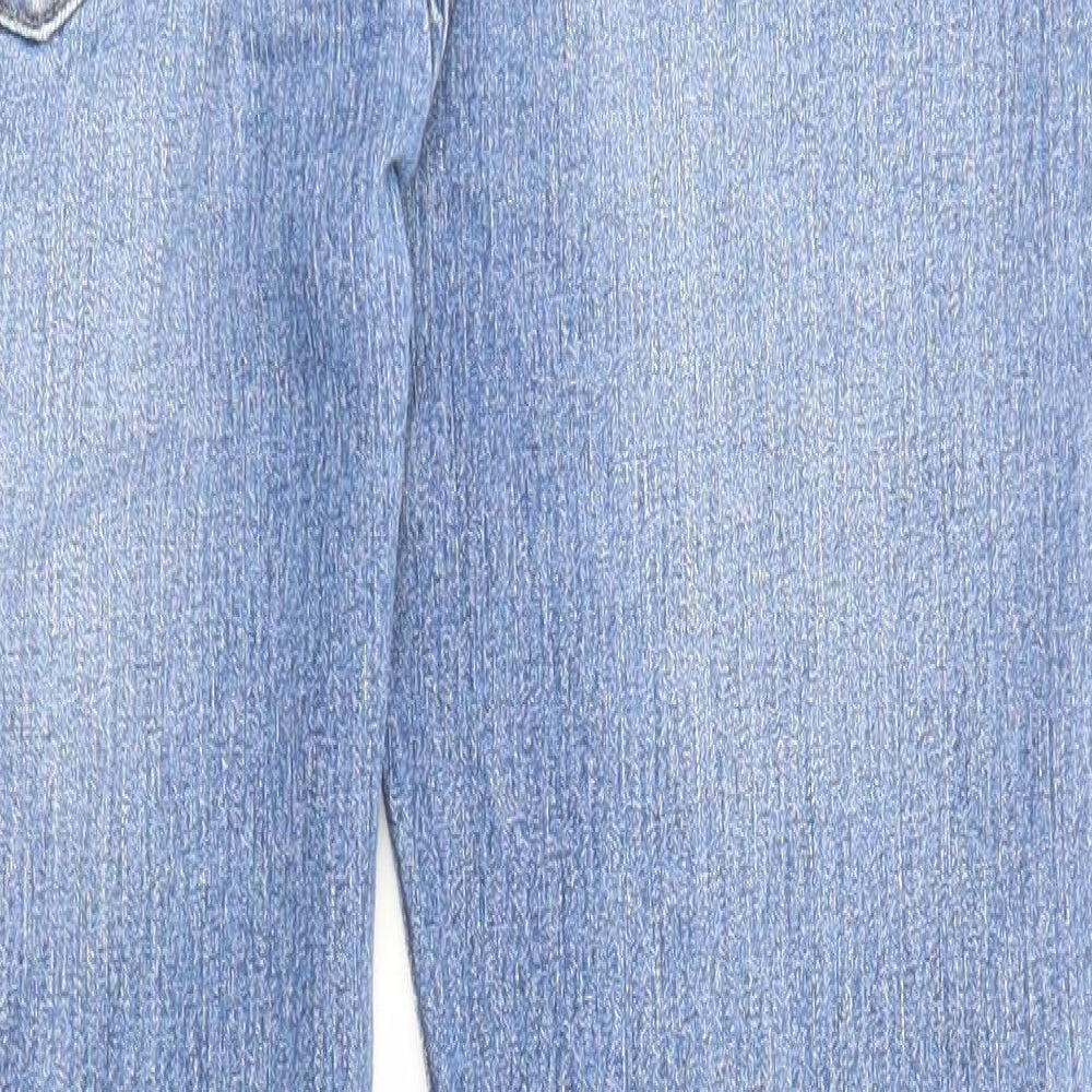 Womens UK Size 32 in Marks and Spencer Regular Fit Straight Blue Jeans