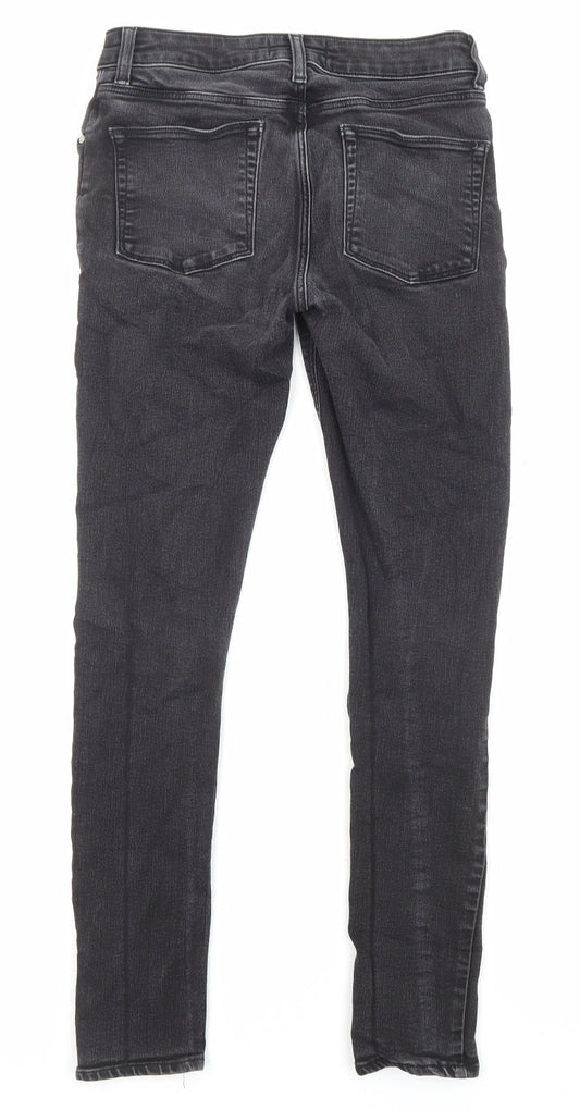 ASOS Mens Black Cotton Skinny Jeans Size 30 in L32 in Regular Zip - Pockets