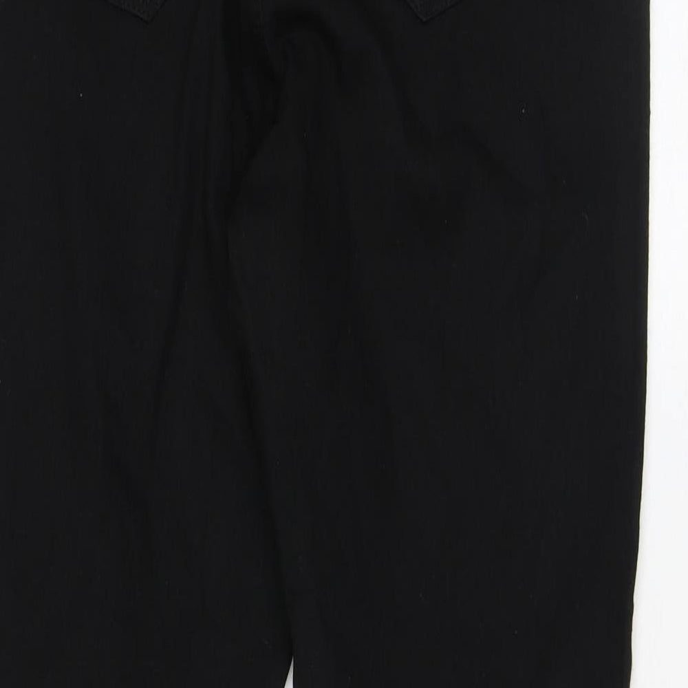 Denim & Co. Womens Black Cotton Jegging Jeans Size 14 L27 in Regular