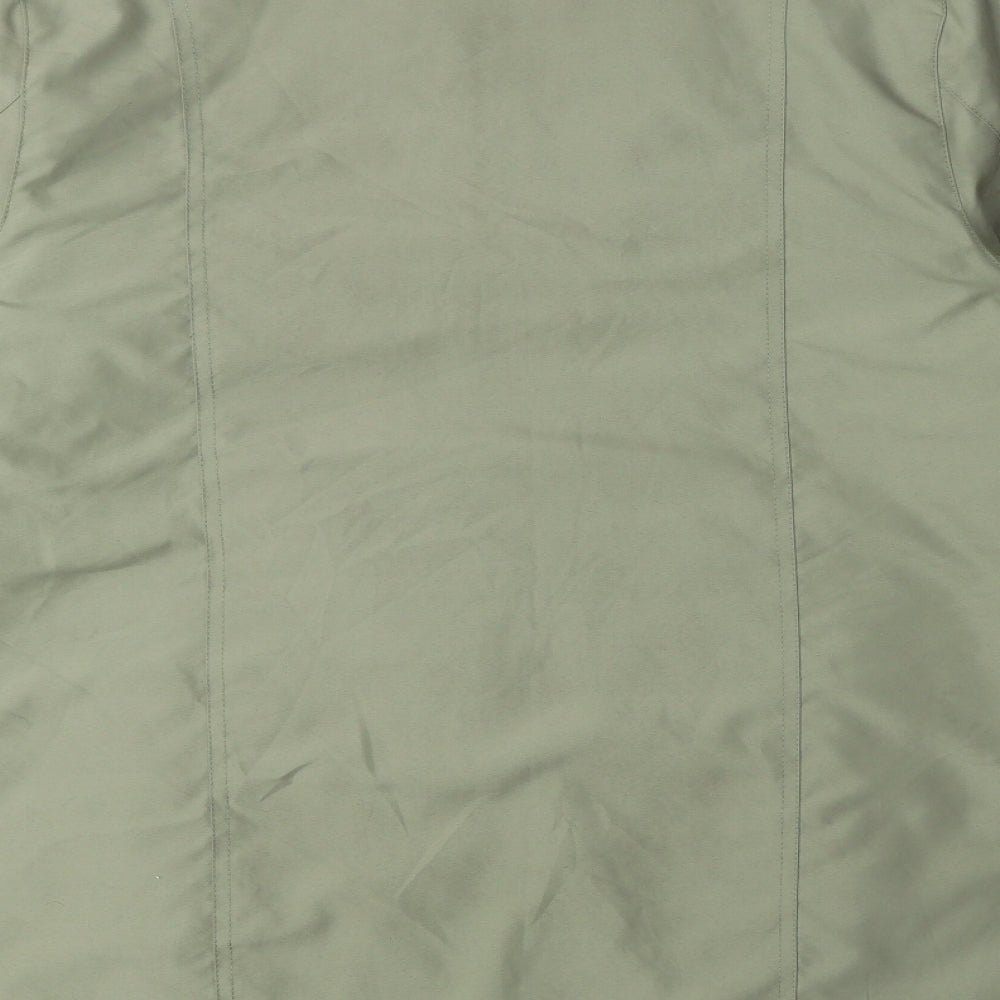 Womens UK Size 16 EWM Green Parka Coat