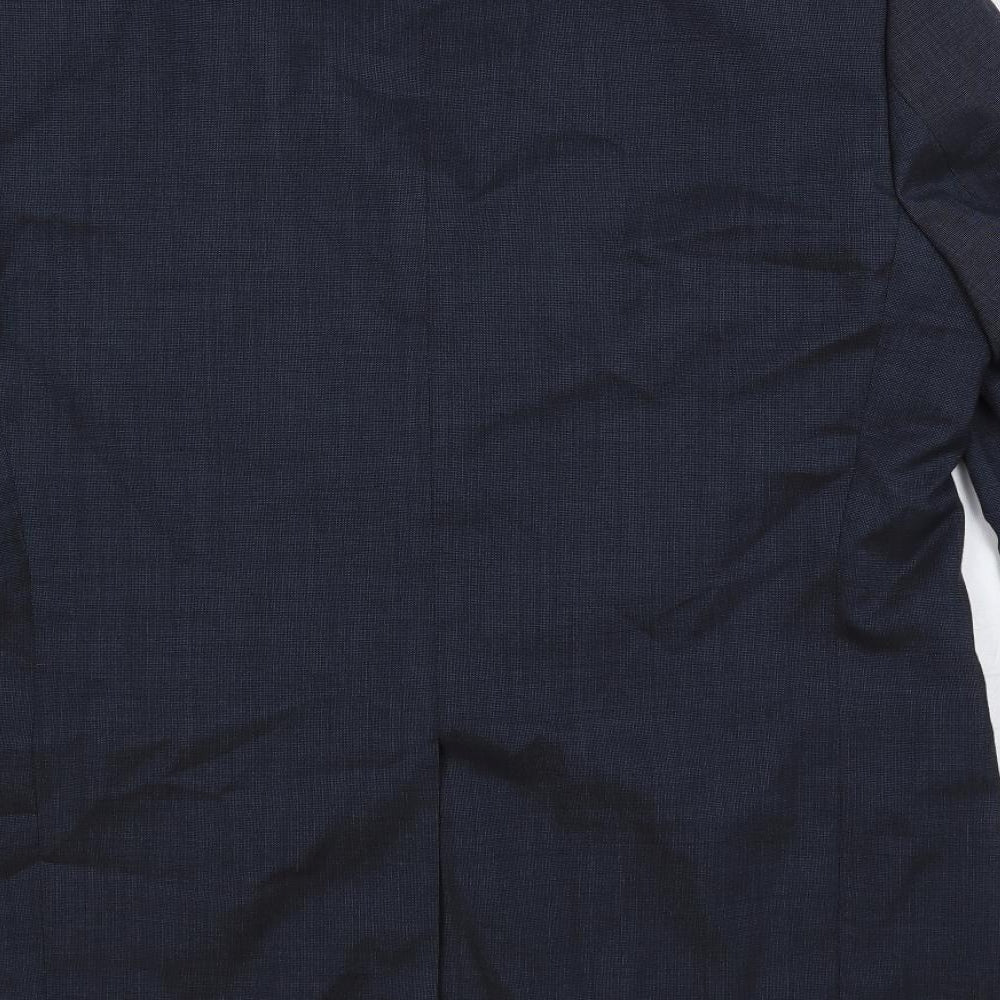 Mens UK Size 42 Ciro Citterio Regular Blue Suit Jacket