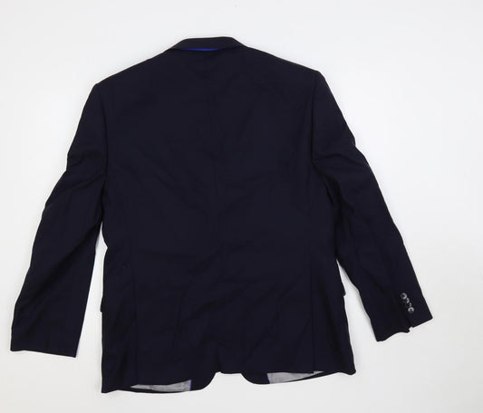Mens UK Size 42 Performance suit Regular Blue Suit Jacket